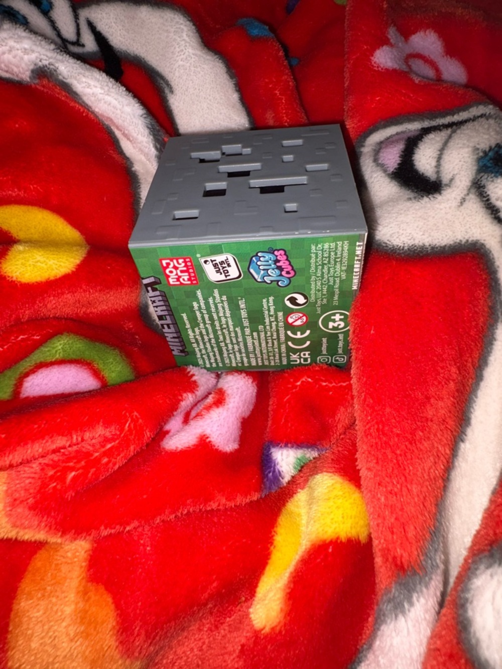 Minecraft jelly cube squishy fidget toy Purple NEW RARE QUICK SHIP - Picture 4 of 4